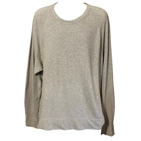 Standard James Perse Size 5 US XXL Vintage French Terry Sweatshirt Heather Grey - Picture 1 of 5
